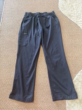 Women’s Gray Drawstring Scrub Pants